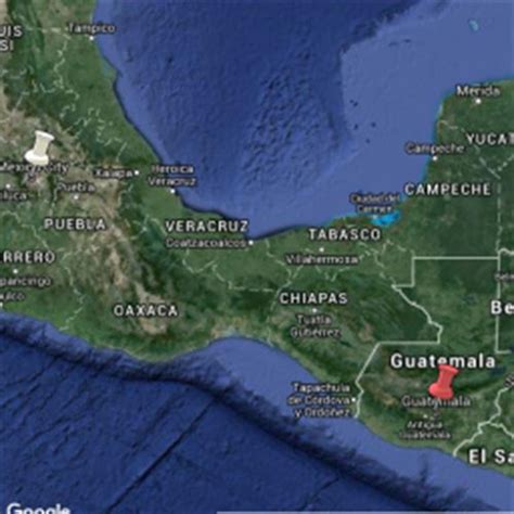 Guatemala sinkhole google earth coordinates