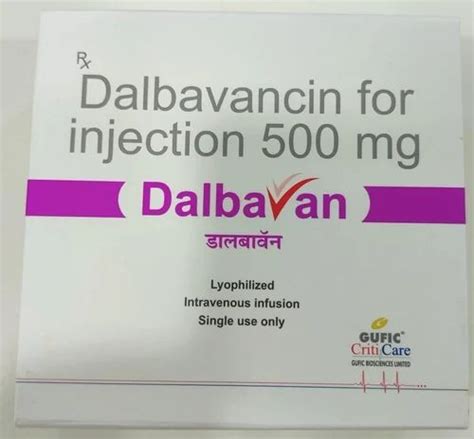 Dalbavancin 500 inj at Rs 18500/piece | Mahal | Nagpur | ID: 2852904858930