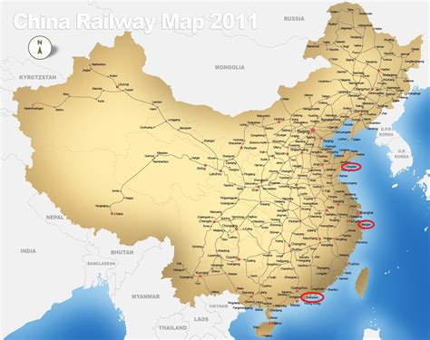 China Ports Map