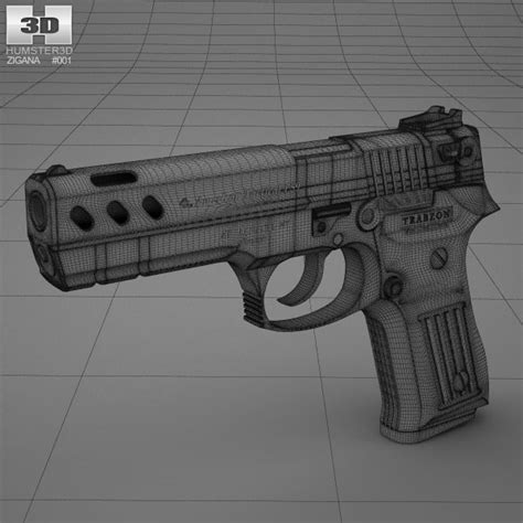 TiSAS Zigana Sport 3D model - Weapon on Hum3D