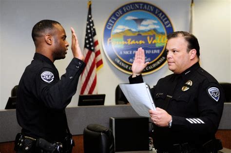 Fountain Valley Police Celebrate New Hire, Promotions | Fountain Valley, CA Patch