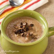 Creamy Roasted Mushroom and Cannellini Bean Soup - Making Life Delicious