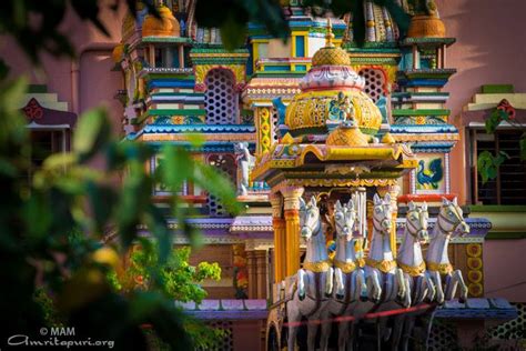 Amritapuri - At the top of Amritapuri's Kali Temple...