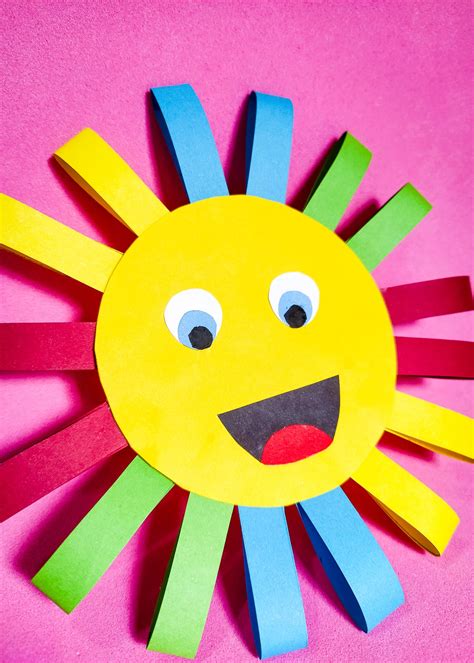 Rainbow Sun Craft - Easy Paper Craft! - Kids Activity Zone