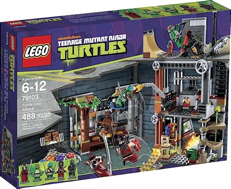 LEGO Teenage Mutant Ninja Turles Turtle Lair Invasion Toys Zavvi US | lupon.gov.ph