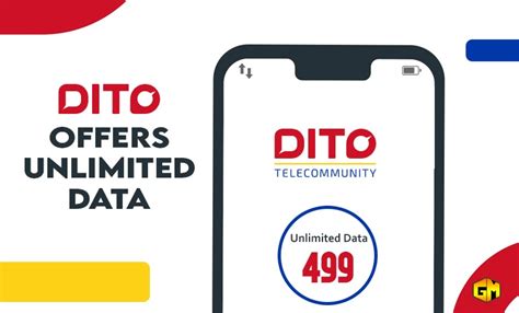 DITO announces new Prepaid Promo including Unlimited Data. - Gizmo Manila