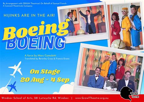 Boeing Boeing – Growl Theatre