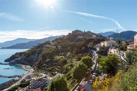 Ventimiglia, Italy, village in a scenic location on the Ligurian coast