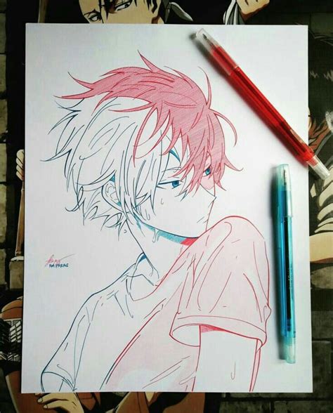 Best Anime Drawings, Anime Drawing Styles, Drawing Drawing, Anime Boy ...