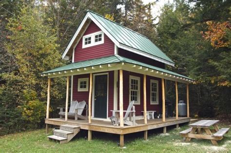 160 Sq. Ft. Tiny Loft Cabin with Wraparound Porch