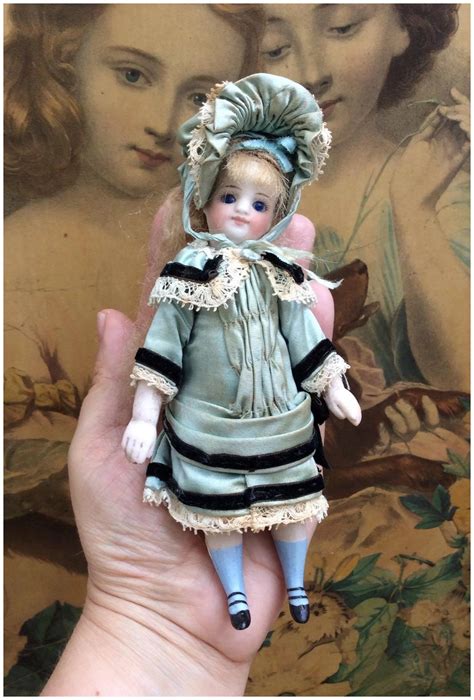 Fabulous A/O French All Bisque Mignonette with RARE sleep eyes in : My French Treasure | Ruby ...