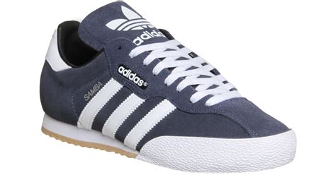 adidas Samba Super Suede Low-Top Sneakers in Navy (Blue) for Men | Lyst