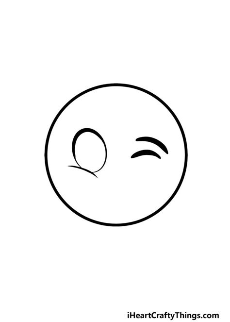 How To Draw A Winky Face at How To Draw