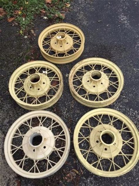 Buy Set of 5 1930 1931 Ford Model A Wheels in Chicago, Illinois, United ...