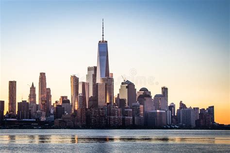 Lower Manhattan and the Skyline of Its Famed Financial District Editorial Image - Image of ...