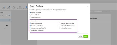 Export a Document – Workiva Support Center