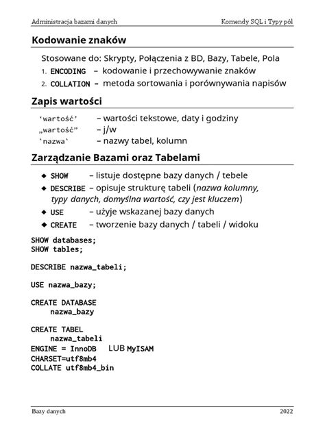 CheatSheet SQL | PDF