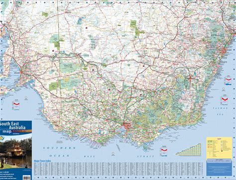 South East Australian Touring Map 2nd Edition - Meridian Maps