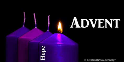 Bidding Prayer for the First Sunday of Advent - Hope - Beach Theology