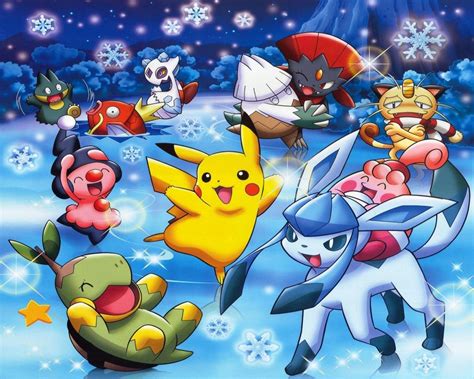 Pokemon Winter Wallpapers - Top Free Pokemon Winter Backgrounds ...