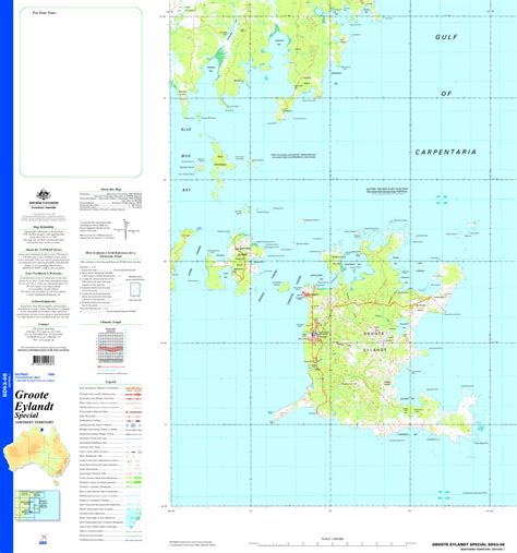 Groote Eylandt Special SD53 - 08 map by Geoscience Australia - Avenza Maps | Avenza Maps