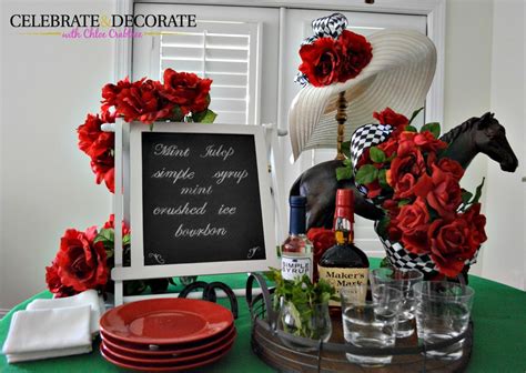 Kentucky Derby Tablescape - Celebrate & Decorate