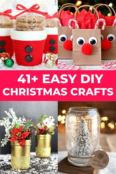 50 Easy DIY Christmas Crafts For Adults To Make This Year | Easy christmas diy, Christmas crafts ...