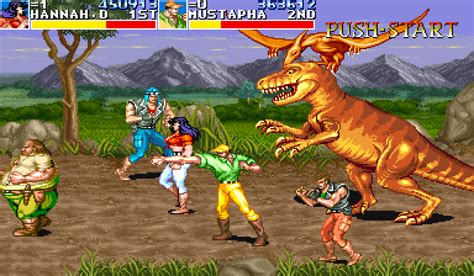 Cadillacs and Dinosaurs, Arcade | The King of Grabs