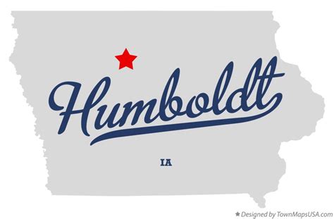 Map of Humboldt, IA, Iowa