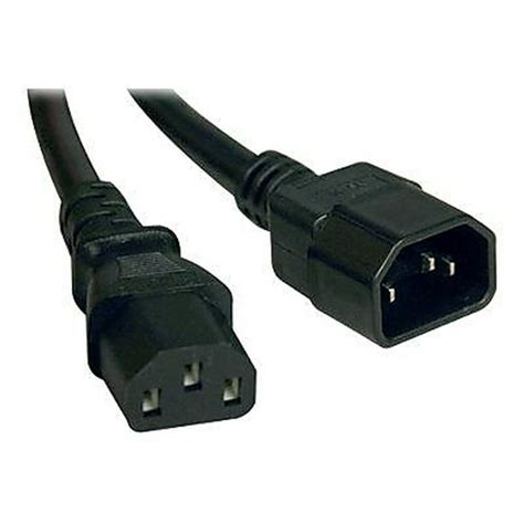 Tripp Lite 6ft Power Cord Extension Cable C14 to C13 Heavy Duty 15A ...