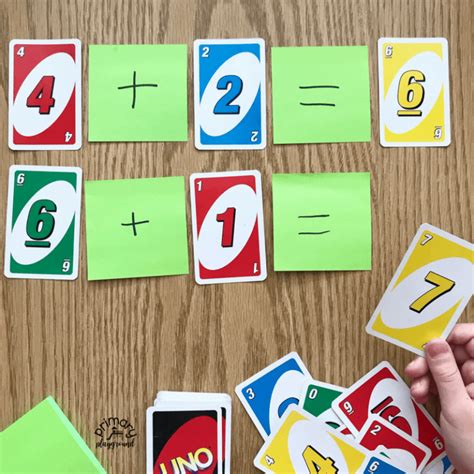 5 Math Games To Play with UNO Cards - Primary Playground