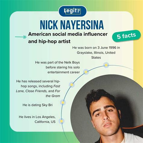 Nick Nayersina's age, height, career, net worth, is he dating Sky Bri ...