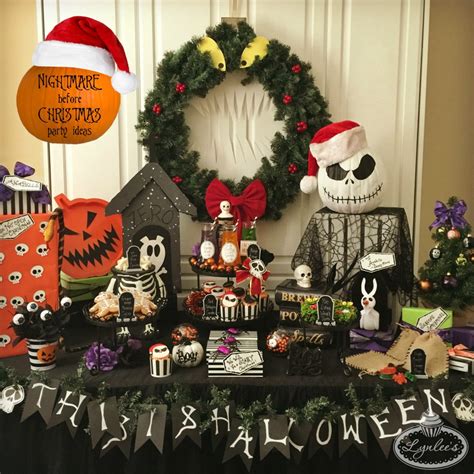 Nightmare Before Christmas Party Ideas — Lynlees