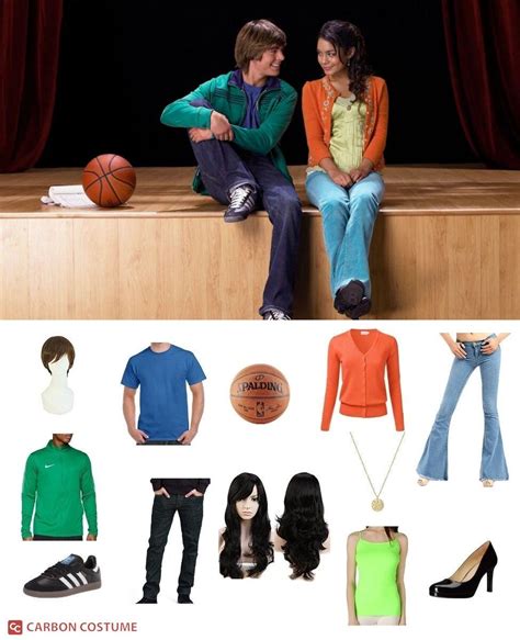 Troy and Gabriella from High School Musical Costume | Carbon Costume | DIY Dress-Up Guides for ...