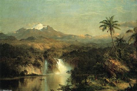 Paintings Reproductions View of Cotopaxi, 1857 by Frederic Edwin Church ...