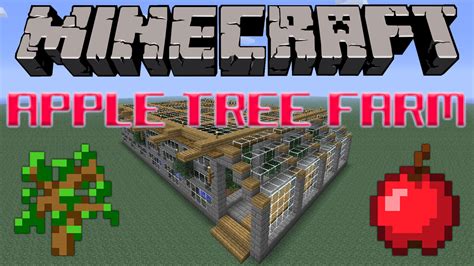 Apple Tree Farm Tutorial Minecraft Project