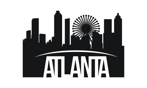 Atlanta Skyline Silhouette Images – Browse 891 Stock Photos, Vectors ...