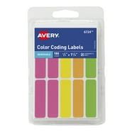 Avery Print or Write File Folder Labels, 11/16 x 3 7/16, White/Dark Red Bar, 252/Pack - Walmart.com