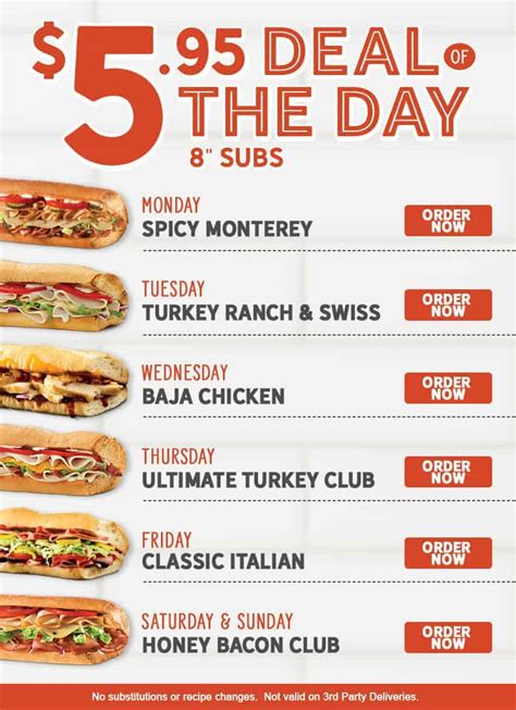 Quiznos offers $5.95 Toasty Deal of the Day - Living On The Cheap