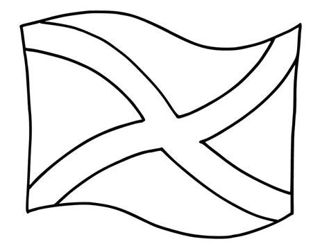 Scotland Flag coloring page - Download, Print or Color Online for Free