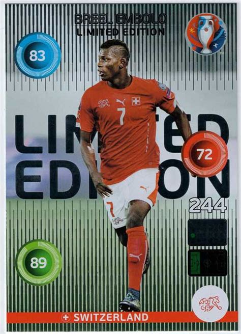 XXL Adrenalyn XL UEFA Euro 2016, Limited Edition XXL, Breel Embolo ...