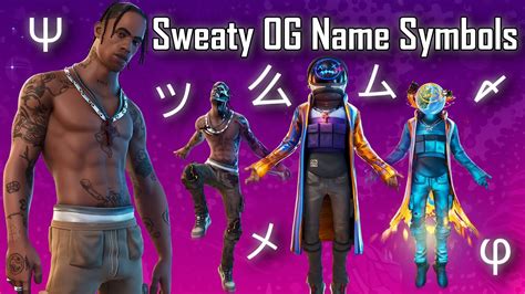 Sweaty OG Name Symbols * To Put In Your Fortnite Name * Working Right ...