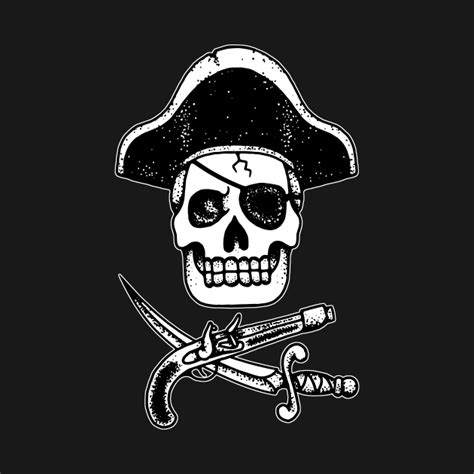 Jolly Roger - Pirate - T-Shirt | TeePublic