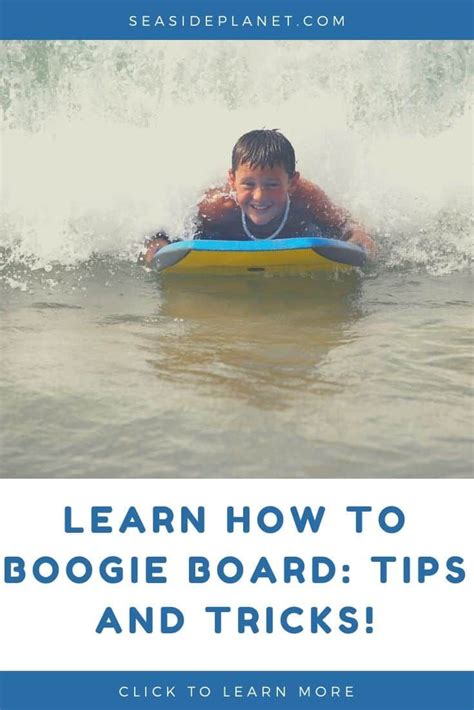 Learn How to Boogie Board: Tips and Tricks! - Seaside Planet | Boogie boards, Bodyboarding ...