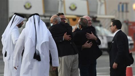 US-bound plane leaves Doha with five Americans freed by Iran – Euractiv