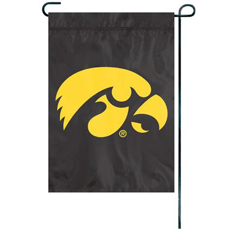 Iowa Hawkeyes Bold Logo Garden Flag