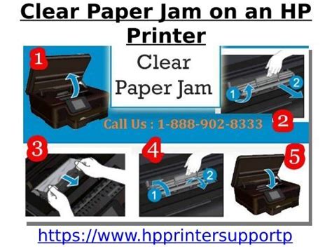 Clear Paper Jam on an HP Printer