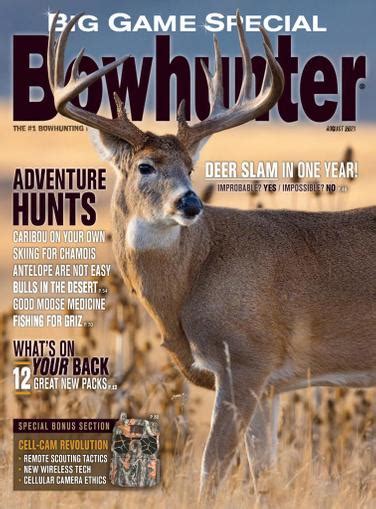 Bowhunter Magazine Subscription Discount | The Original Bowhunting-Only ...