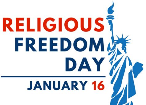 National Religious Freedom Day - January 16, 2023 - Happy Days 365