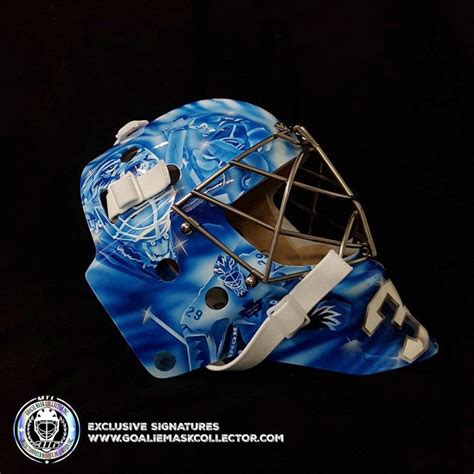 FREDERIK ANDERSEN SIGNED GOALIE MASK TORONTO LEGACY SIGNATURE EDITION – Goalie Mask Collector